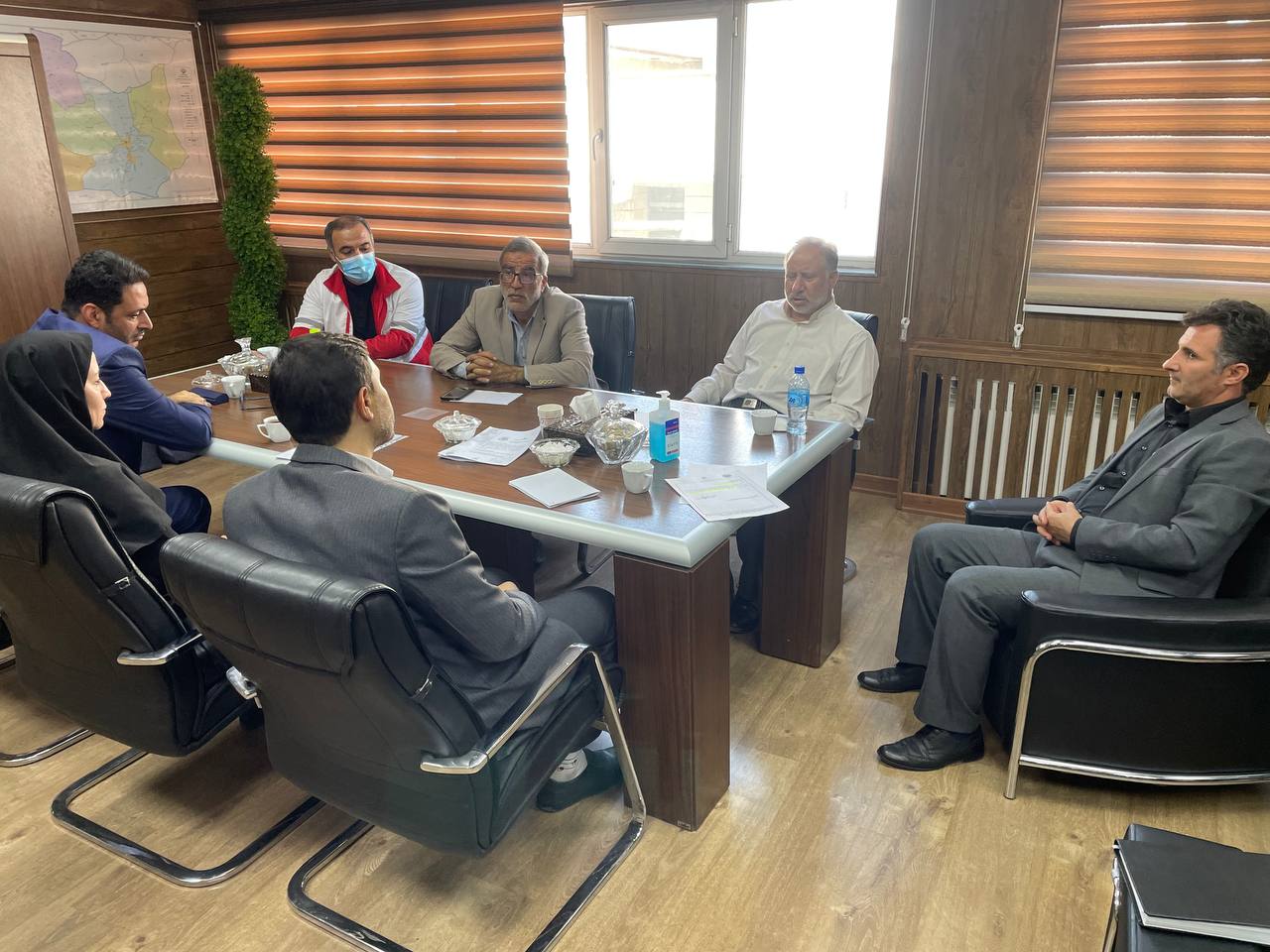 دیدار مدیرکل جهاد دانشگاهی استان آذربایجان غربی با فرماندار خوی